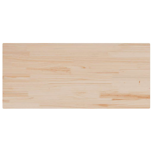 vidaXL Table Top 90x40x2,5 cm Rectangular Solid Wood Pine