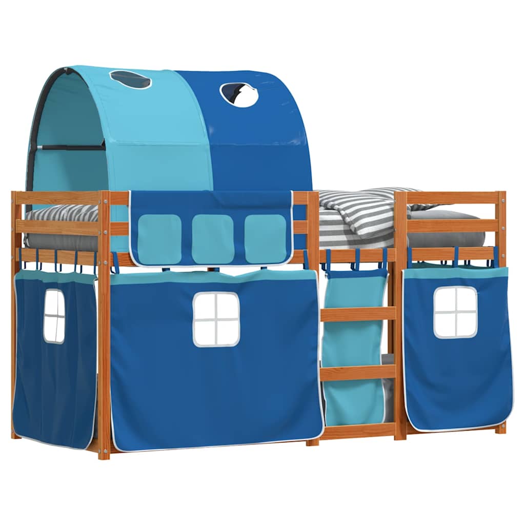 vidaXL Bunk Bed without Mattress Blue 90x190 cm Solid Wood Pine