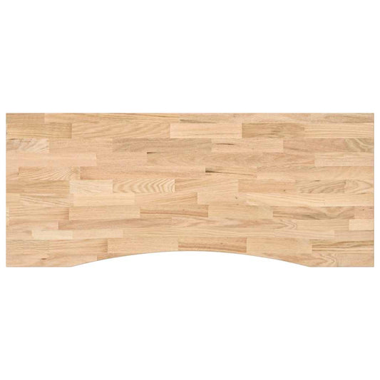vidaXL Desk Top Untreated 120x50x2,5 cm Solid Wood Oak Rectangular