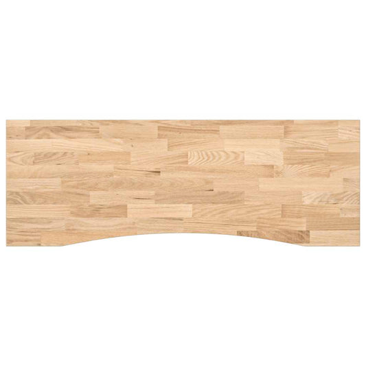 vidaXL Desk Top Untreated 140x50x2,5 cm Solid Wood Oak Rectangular