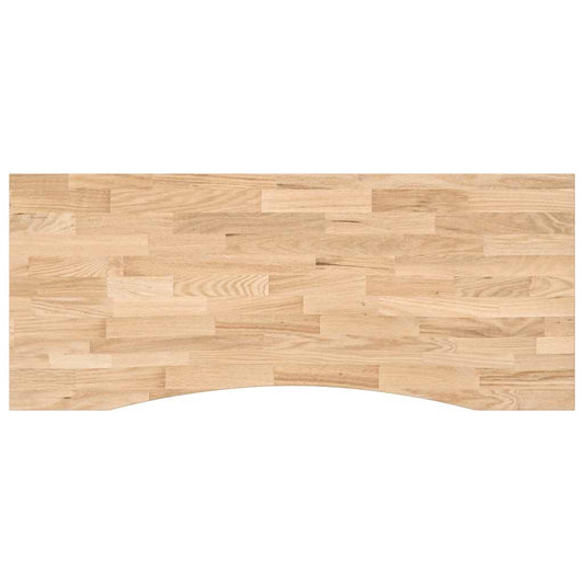vidaXL Desk Top Untreated 120x60x2,5 cm Solid Wood Oak Rectangular