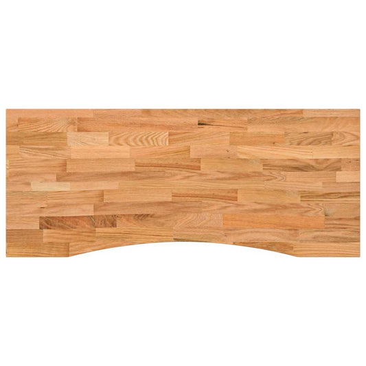 vidaXL Desk Top Light Brown 120x50x2.5 cm Solid Wood Oak Rectangular