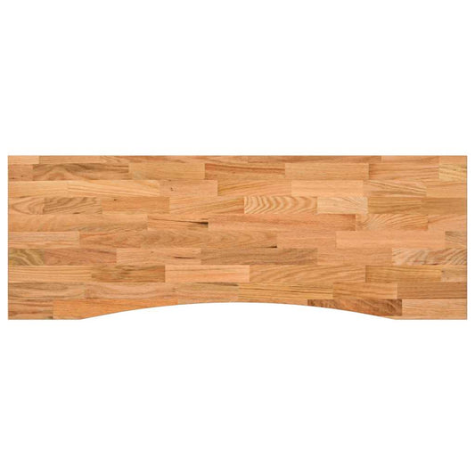 vidaXL Desk Top Light Brown 140x50x2.5 cm Solid Wood Oak Rectangular