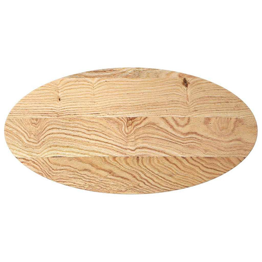 vidaXL Table Top 100x50x2 cm Solid Wood Oak Oval