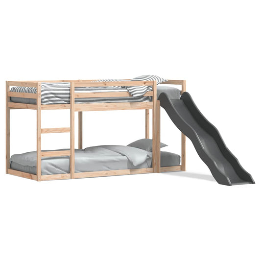 vidaXL Bunk Bed with Slide&Ladder without Mattress 80x200 cm