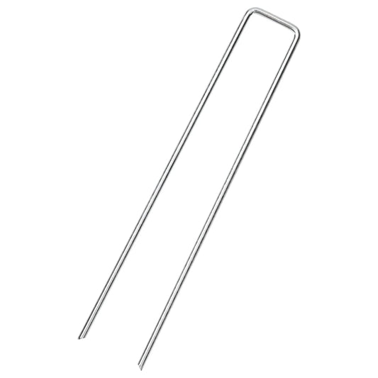 vidaXL Ground Pegs U Shape 25 pcs 20x3.5 cm Galvanised steel