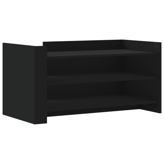 vidaXL Coffee Table Black 100x50x50 cm Engineered Wood