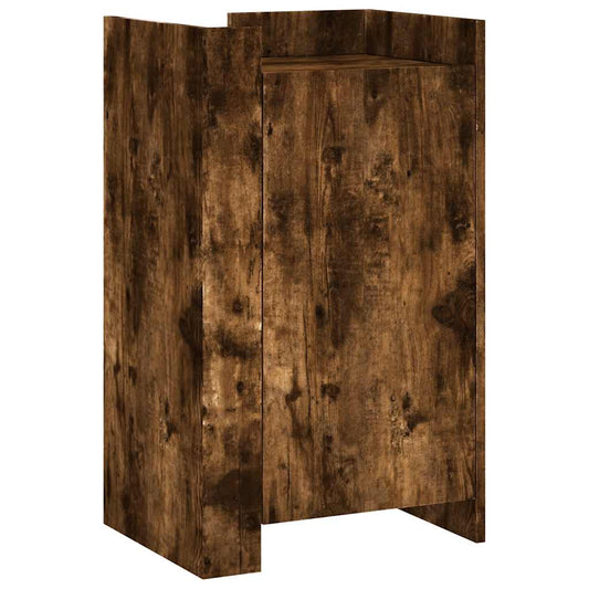 vidaXL Sideboard Smoked Oak 45x35x75 cm Engineered Wood
