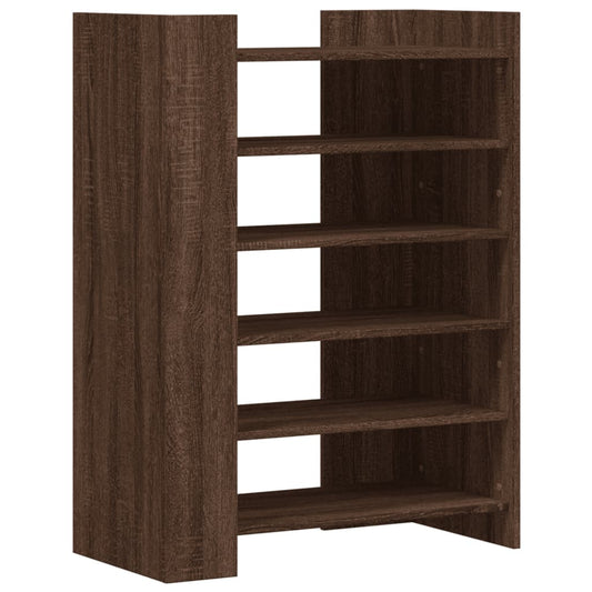 vidaXL Shoe Cabinet Brown Oak 74,5x37,5x100 cm Engineered Wood