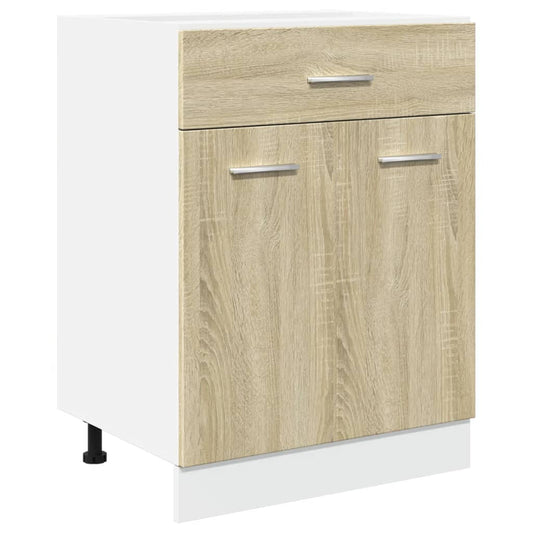 vidaXL Drawer Bottom Cabinet "Lyon" Sonoma Oak 60x46x81,5 cm Engineered Wood