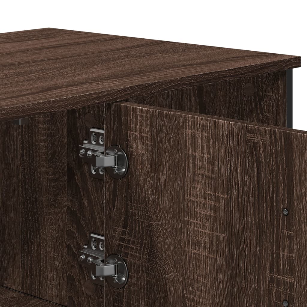 vidaXL Coffee Table Brown Oak 100x51x40 cm Engineered Wood