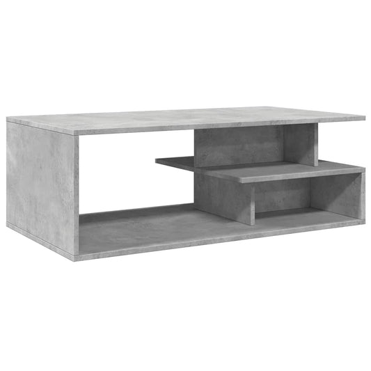 vidaXL Coffee Table Concrete Grey 102x55x35 cm Engineered Wood
