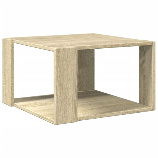 vidaXL Coffee Table Sonoma Oak 51,5x51,5x30 cm Engineered Wood