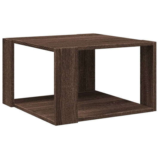 vidaXL Coffee Table Brown Oak 51,5x51,5x30 cm Engineered Wood