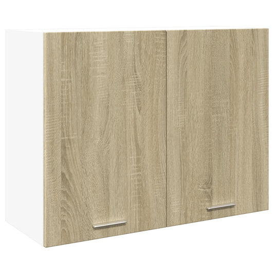 vidaXL Hanging Cabinet "Lyon" Sonoma Oak 80x31x60 cm Engineered Wood