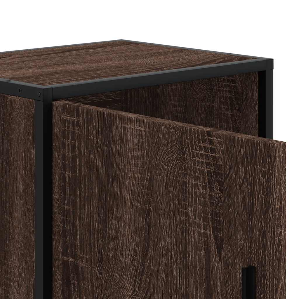 vidaXL Bedside Cabinets 2 pcs Brown Oak 40x31x50 cm
