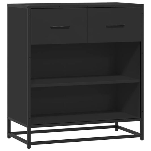 vidaXL Sideboard Black 68x35x76 cm Engineered Wood