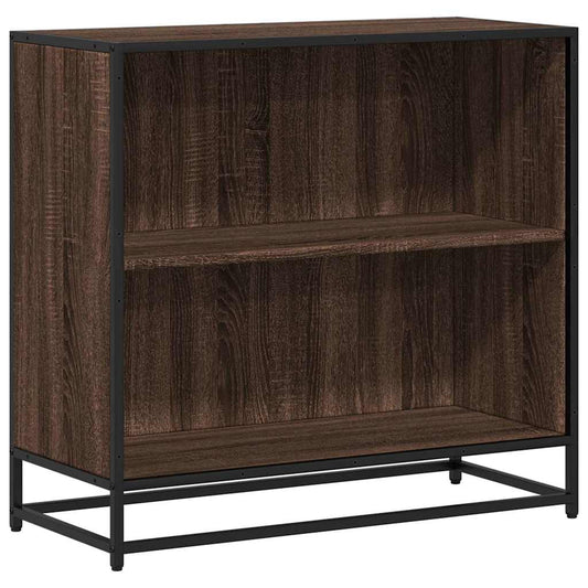 vidaXL Book Cabinet Brown Oak 80.5x35x76 cm Engineered Wood