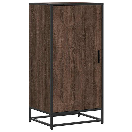 vidaXL Shoe Rack Brown Oak 48x38x97,5 cm Engineered Wood