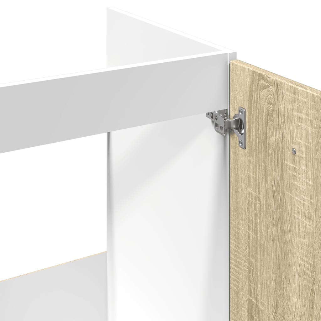 vidaXL Bottom Cabinet Lyon Sonoma Oak 80x46x81.5 cm Engineered Wood
