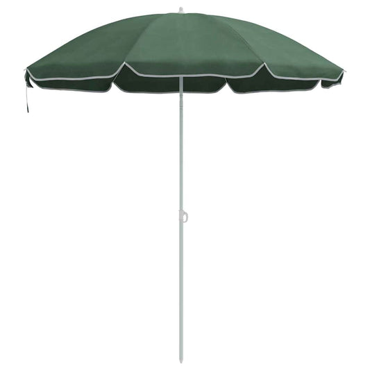 vidaXL Garden Parasol 170T Polyester Green