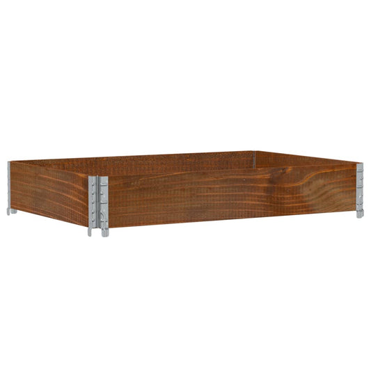 vidaXL Garden Planter Brown 120x80 cm Solid Wood Pine