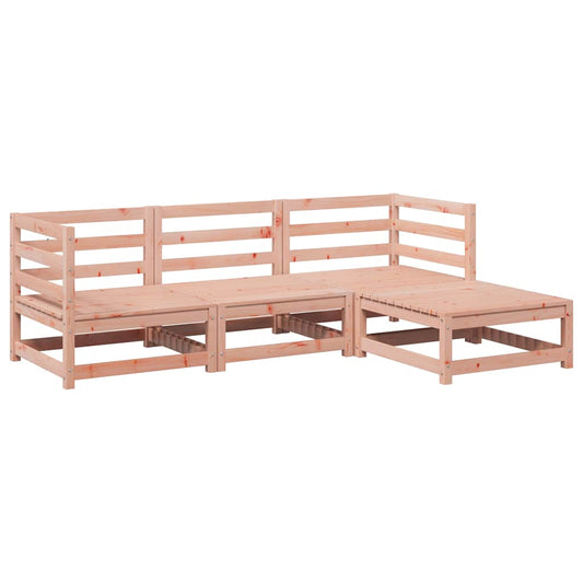 vidaXL 4 Piece Garden Sofa Set Solid Wood Douglas Fir
