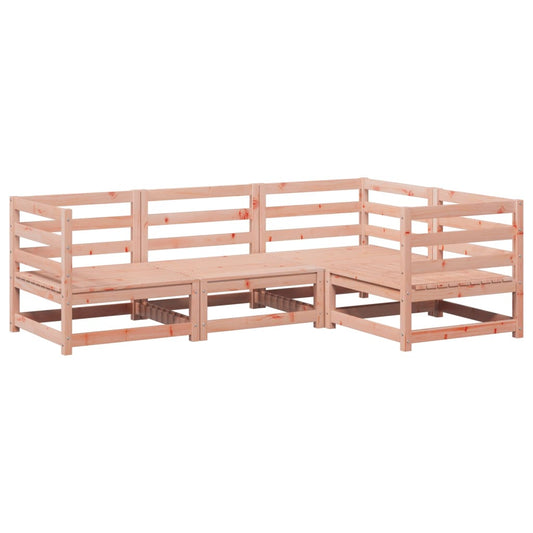 vidaXL 4 Piece Garden Sofa Set Solid Wood Douglas Fir