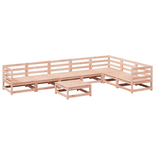 vidaXL 8 Piece Garden Sofa Set Solid Wood Douglas Fir