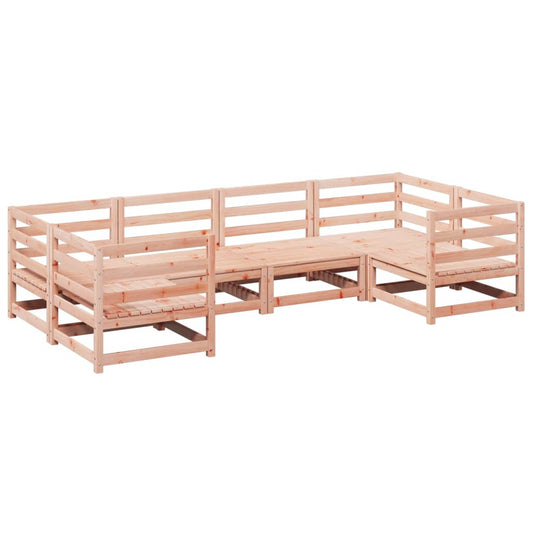 vidaXL 6 Piece Garden Sofa Set Solid Wood Douglas Fir