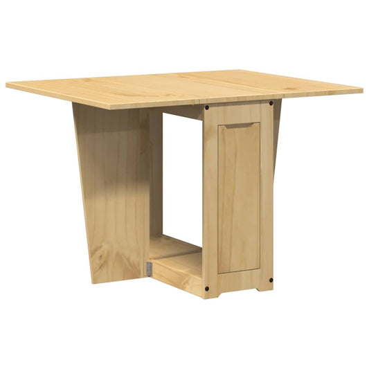 vidaXL Butterfly Dining Table Foldable "Corona" Wax Brown