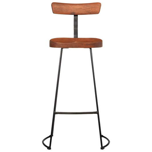 vidaXL Bar Stools 2 pcs 49x43x103 cm Solid Wood Mango