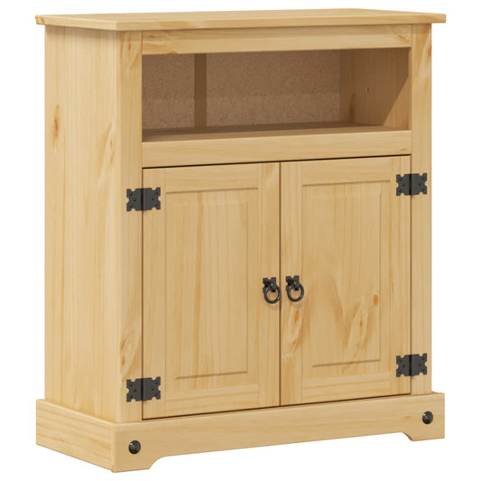 vidaXL Bathroom Cabinet "Corona" 70x33x80 cm Solid Wood Pine
