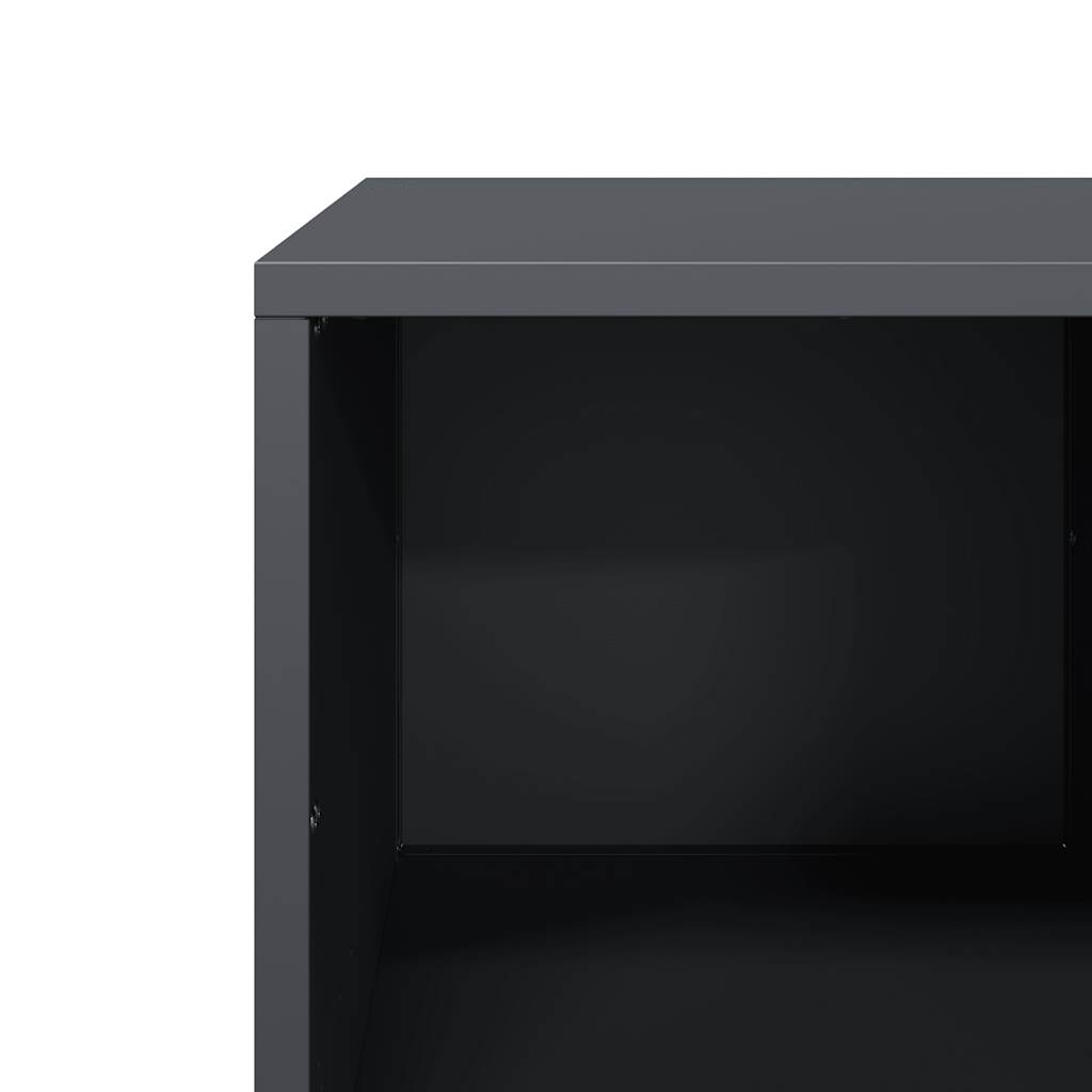 vidaXL Coffee Table Anthracite 101,5x50x43,5 cm Cold-rolled Steel