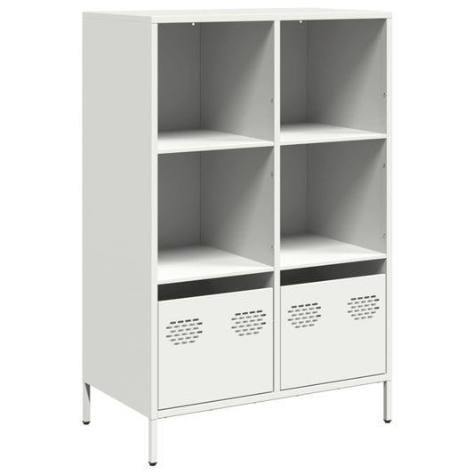 vidaXL Highboard White 68x39x103.5 cm Steel