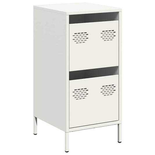 vidaXL Sideboard White 35x39x73,5 cm Cold-rolled Steel