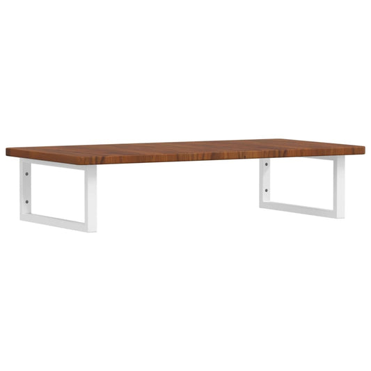 vidaXL Basin Shelf Wall Mounted Steel and Solid Wood Oak