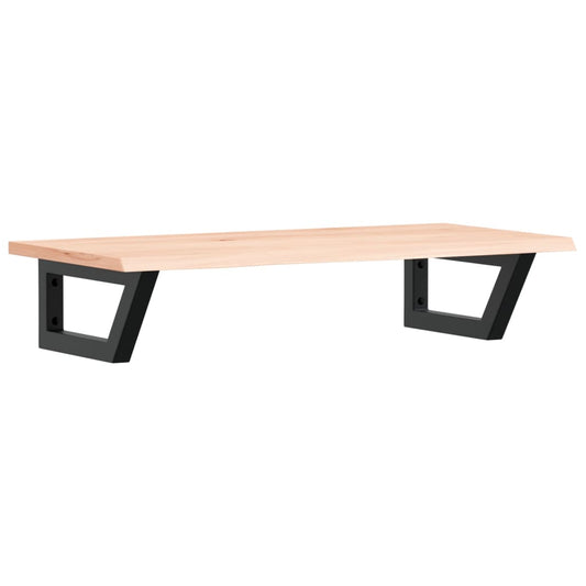 vidaXL Basin Shelf Wall Mounted Steel and Solid Wood Oak