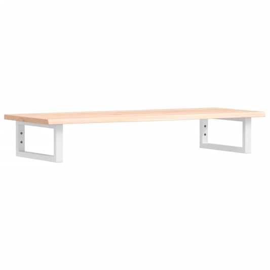 vidaXL Basin Shelf Wall Mounted Steel and Solid Wood Oak