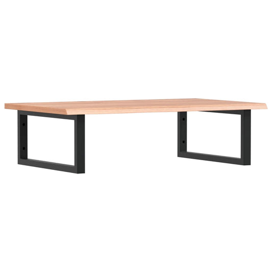 vidaXL Basin Shelf Wall Mounted Steel and Solid Wood Oak