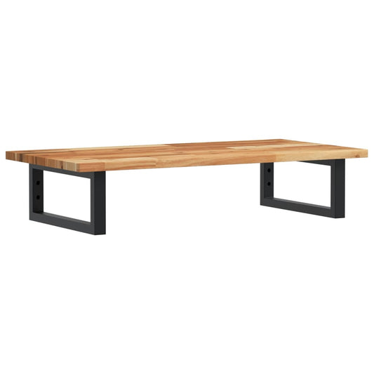 vidaXL Basin Shelf Wall Mounted Steel and Solid Wood Acacia