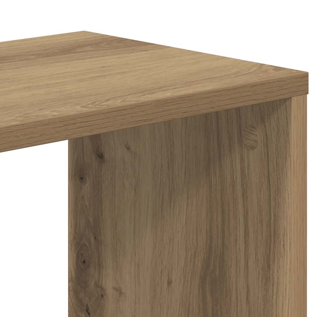 vidaXL Bookcase 5-Tier Artisian Oak 45x23,5x162,5 cm Engineered Wood