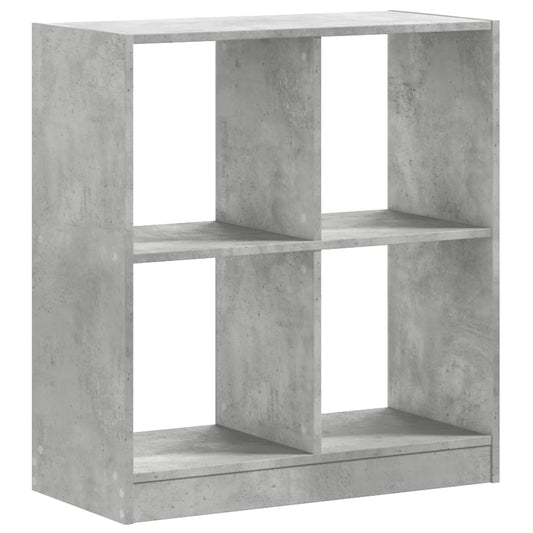vidaXL Bookcase Concrete Grey 68,5x32x75 cm Engineered Wood