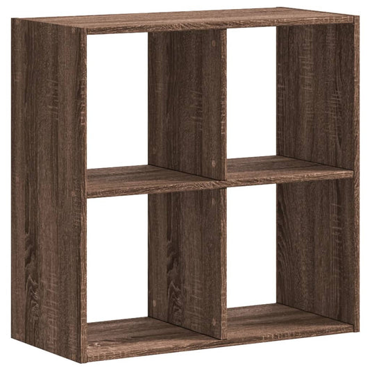 vidaXL Bookcase Brown Oak 68,5x32x68,5 cm Engineered Wood