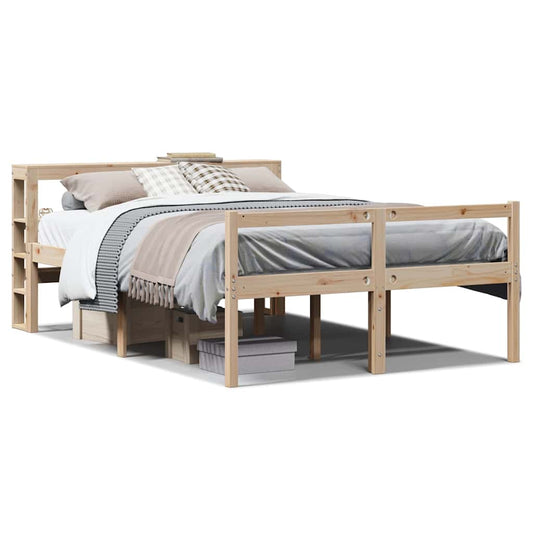 vidaXL Senior Bed with Headboard without Mattress 160x200 cm