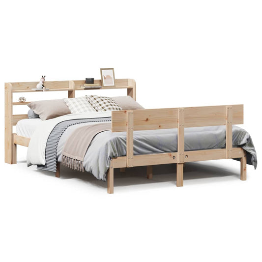 vidaXL Bed Frame without Mattress 160x200 cm Solid Wood Pine