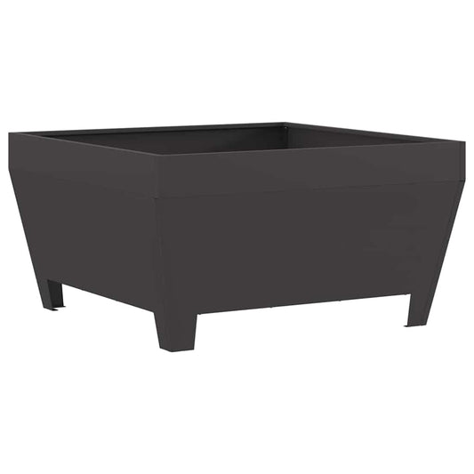 vidaXL Fire Pit Black 80 x 80 x 43 cm Cold-rolled steel