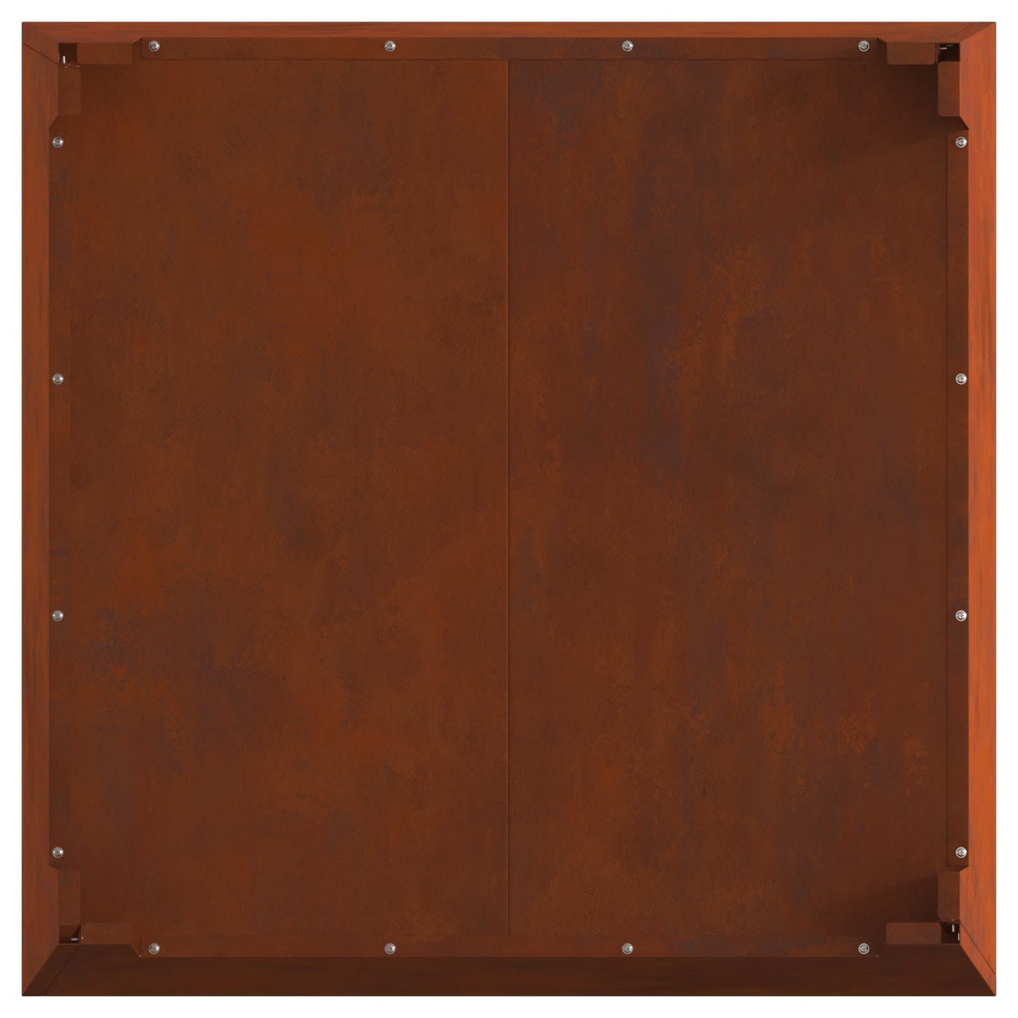 vidaXL Fire Pit Brown 80 x 80 x 43 cm Weathering Steel