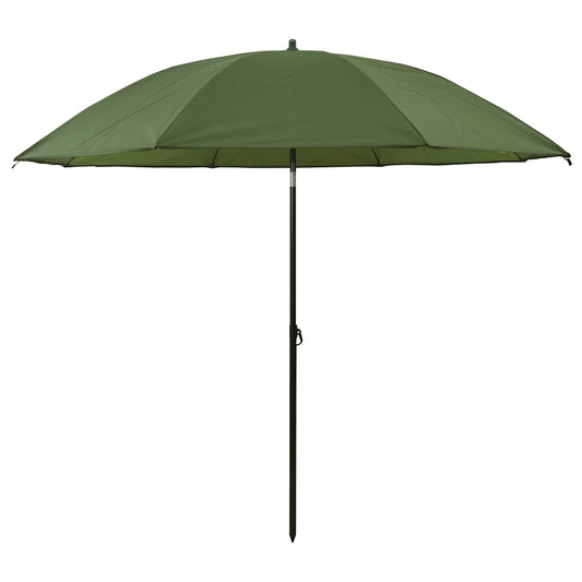 vidaXL Fishing Umbrella Yellow Army 220 x 185 cm Oxford Polyester