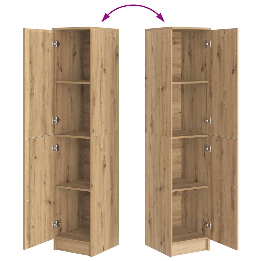 vidaXL Highboard Artisan Oak 35 x 39 x 168 cm